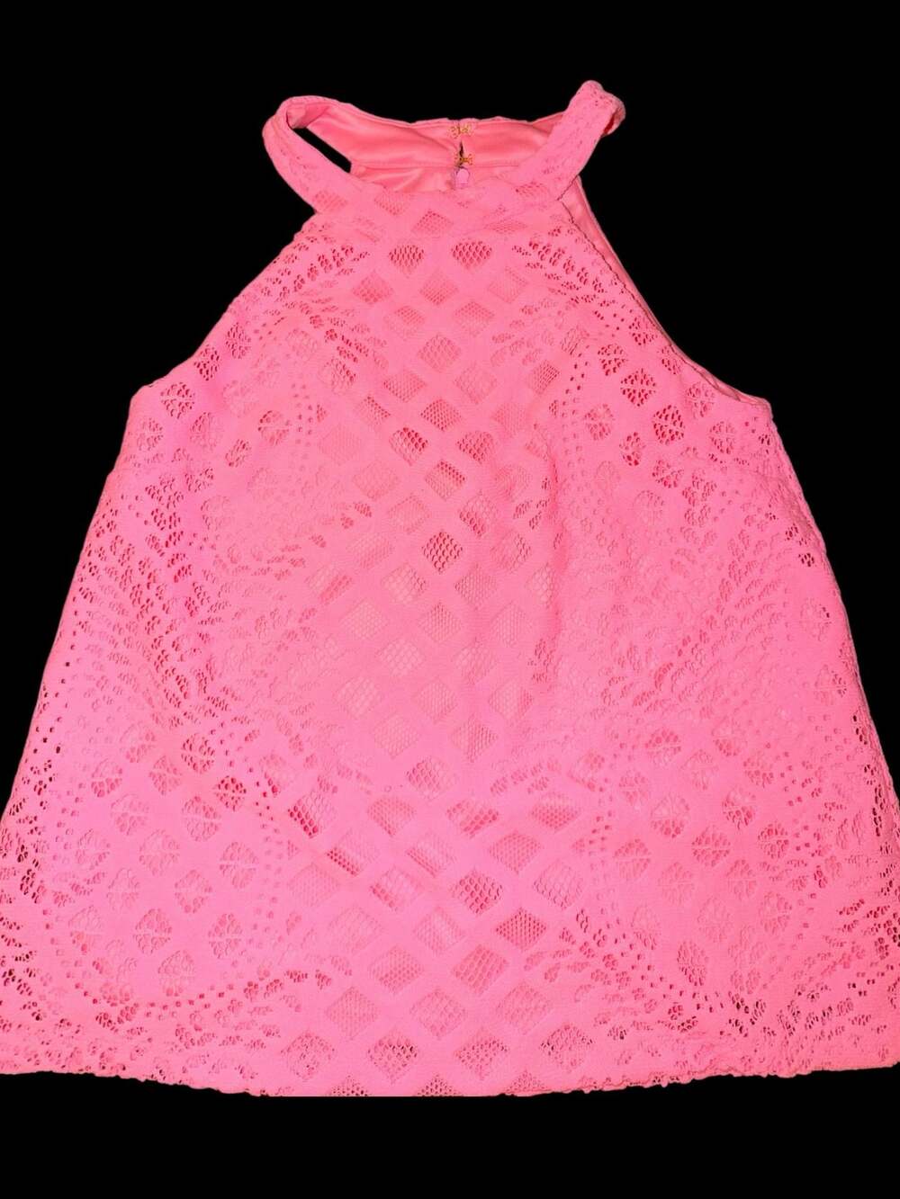 Lilly Pulitzer girls pelican pink pineapple Shift Dress sz Small